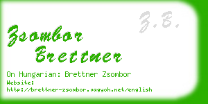 zsombor brettner business card